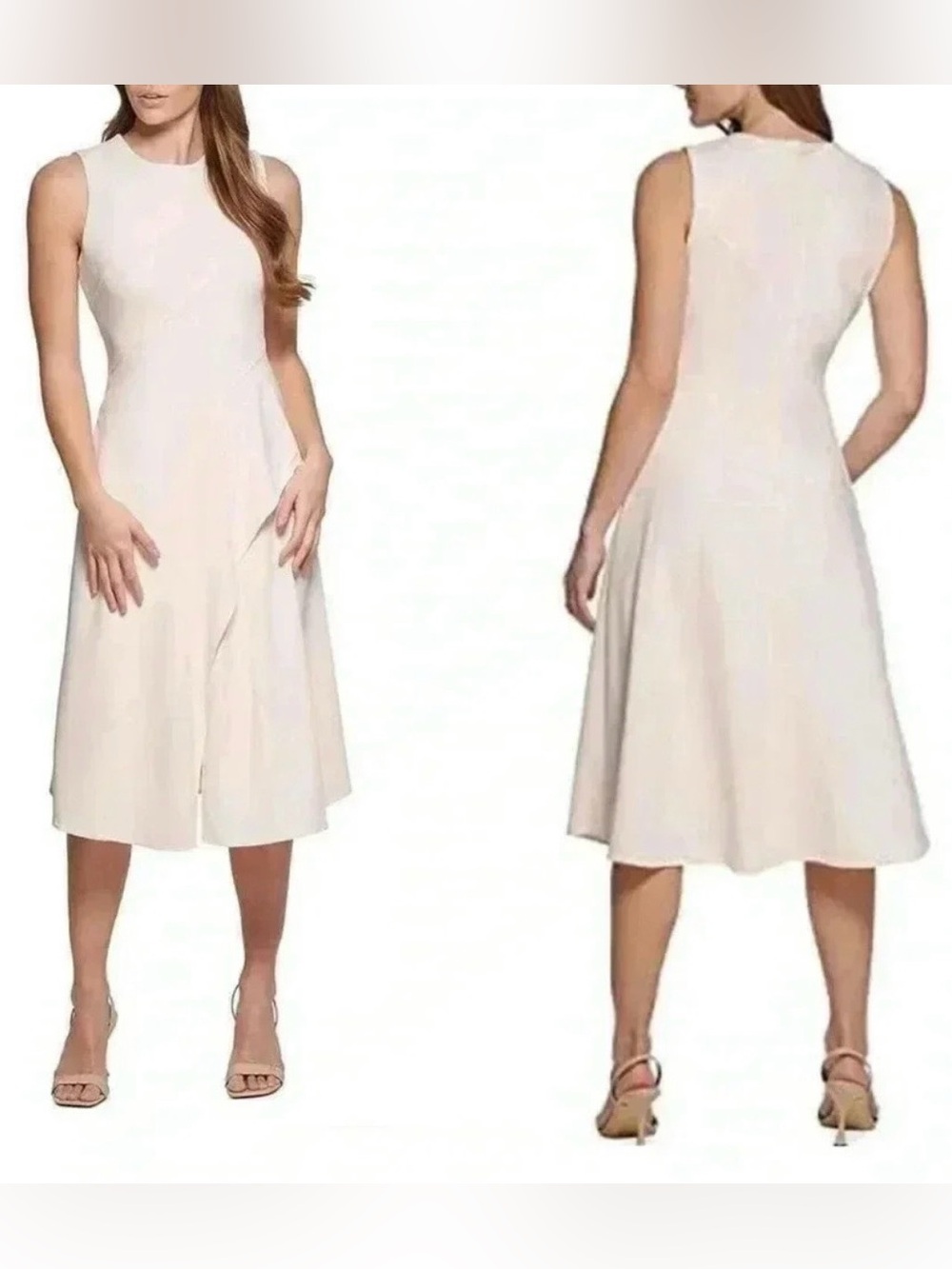 Calvin Klein Light Pink Blush Dress Size 8